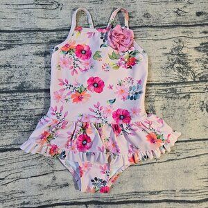 NWOT Little Me One Piece Swimsuit Size 18 Month Girls